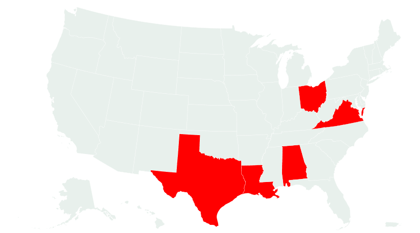 Map Shows States Where Migrants Are Being Purged From Voter Rolls : The ...